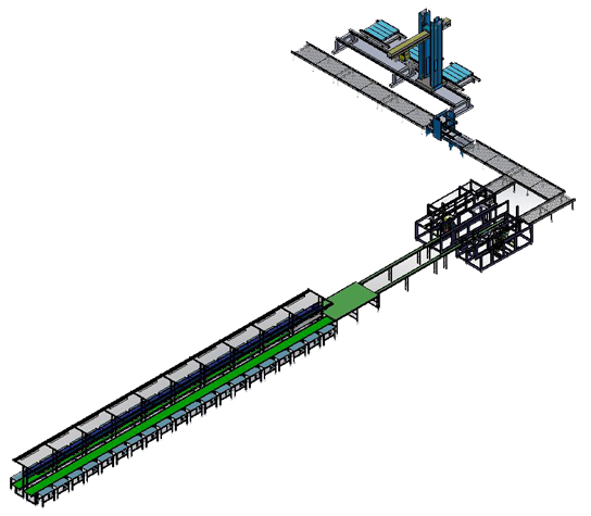 九阳人工装盒，自动装箱码垛线